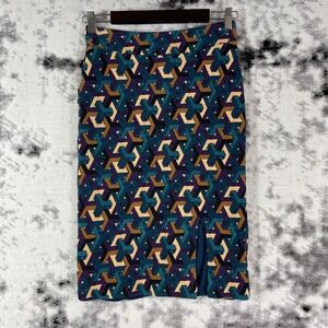 Maeve Pencil Skirt Womens Size Extra Small‎ Geometric Office Career Comfort